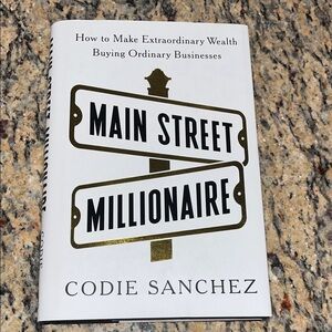 Main Street Millionaire Hard Cover Book